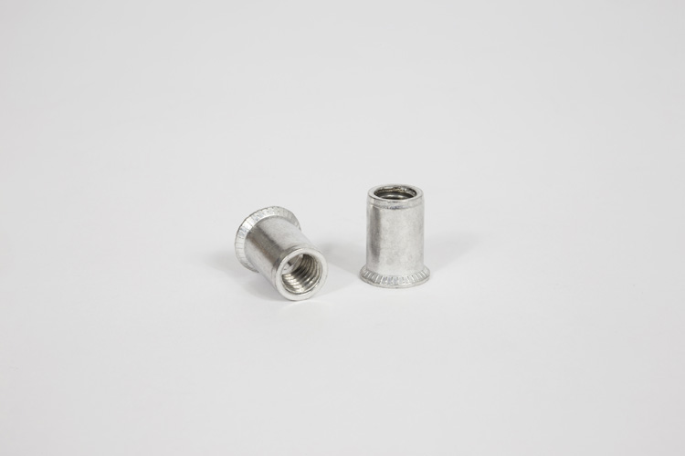 Aluminum countersunk threaded inserts