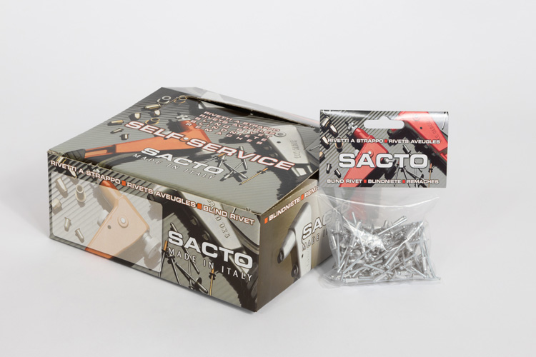 Scatola espositrice con sacchetti self-service