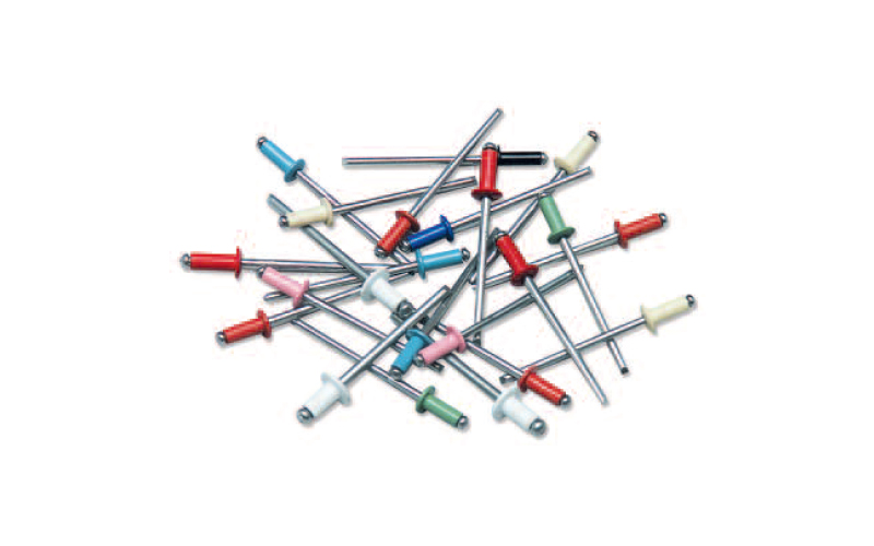 Rivetti verniciati a tabella RAL